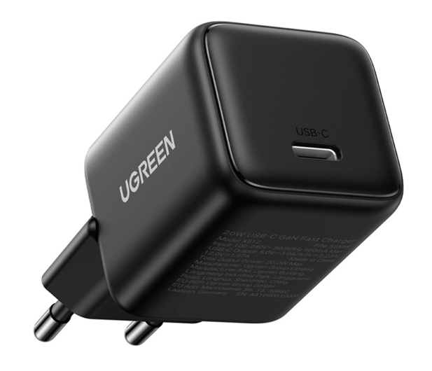 UGREEN Ładowarka sieciowa X512 20W  GaN 1x USB-C - czarna - 1416979 - zdjęcie